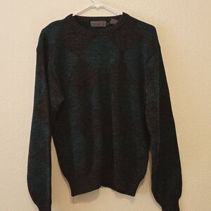 J. Todd Wool-Nylon Crew Neck grandpa Sweater size medium